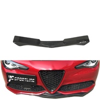 Lèvre de pare-chocs avant en fibre de carbone pour Alfa Romeo Giulia Sport Sedan 2016-2020