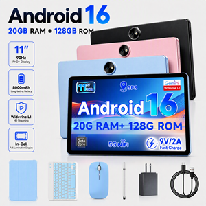 แท็บเล็ตพีซีขนาด 11 นิ้ว ระบบแอนดรอยด์ 16 พร้อมที่ชาร์จเร็วแบบพกพา หน้าจอ Incell รุ่น T620 Octa Core 2.2GHz หน่วยความจำ 20GB+128GB แบตเตอรี่ 8000mAh รองรับ 5G WiFi - Product Image 1