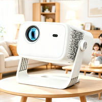 Projecteur de cinéma maison C35C 3D 1080p HD 4K Wi-Fi extérieur pour décoration intérieure avec sortie AV, projecteur de théâtre domestique OEM