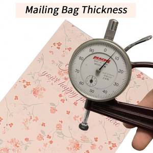 Compostable New Design Rose Flower Poly Mailers Shipping Packaging <b>Bag</b> Thick Hig Quality Postage Envelope <b>Bag</b> - Product Image 5