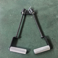 Nouveautés : Barre de traction robuste en acier pour musculation à domicile, avec poignées doubles pour tractions et exercices de musculation