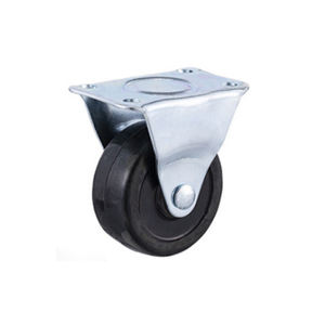 Oberplatte leichte Drehrolle 1,5 Zoll 2 Zoll 2,5 Zoll <span class=keywords><strong>3</strong></span> Zoll schwarze Gummi-Rolle - Product Image 3