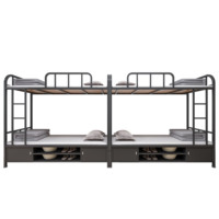 Lit superposé en acier moderne pour adultes, vente en gros, lit superposé double, meubles de chambre à coucher en métal robuste