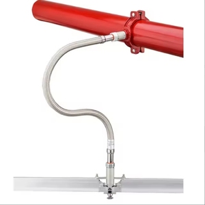 สายดับเพลิงสแตนเลสแบบยืดหยุ่นทนแรงดันสูง ระบบป้องกันอัคคีภัย อุปกรณ์และอุปกรณ์เสริมสำหรับหัวฉีดน้ำดับเพลิง - Product Image 4