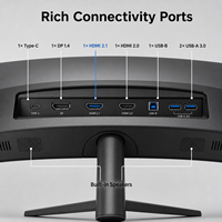 Monitor Ultraancho Curvo VA de 40 Pulgadas, 5120*2160, 120Hz, 400nits, Tipo-C, DP1.4, HDMI2.1, Nuevo Soporte Ajustable en Altura Opcional
