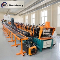 Macchina profilatrice a rulli a Z ad alta efficienza per la produzione di travi in acciaio laminato a freddo per sistemi di copertura di edifici metallici