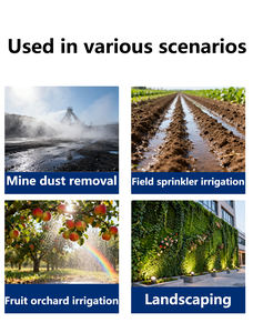 Pulvérisateurs agricoles en métal FSW80 Titans Long Distance 86m, arrosage, pulvérisation de l'eau, pistolet à eau pour l'agriculture et le jardin - Product Image 4