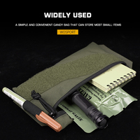 WOSPORT Nouveau sac à bonbons AC-01 plate-forme de poitrine pochette de patch suspendue avec bandes élastiques et trou de vidange pour accessoires de chasse