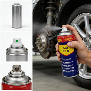 Vente en gros <span class=keywords><strong>de</strong></span> bidons pulvérisateurs vides en fer blanc, écologiques, avec impression <span class=keywords><strong>de</strong></span> logo personnalisée, disponibles en rouge et bleu, pour lubrifiants, produits <span class=keywords><strong>de</strong></span> nettoyage et décapants <span class=keywords><strong>de</strong></span> rouille - Product Image 4