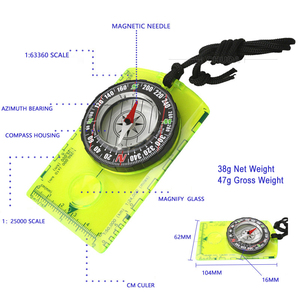 <span class=keywords><strong>Mini</strong></span> Đa Chức Năng La Bàn Cho Ngoài Trời Navigation Đi Bộ Đường Dài Backpacking Orienteering Cho Trẻ Em Con Trỏ Đồng Bản Đồ Cai Trị Acrylic - Product Image 3