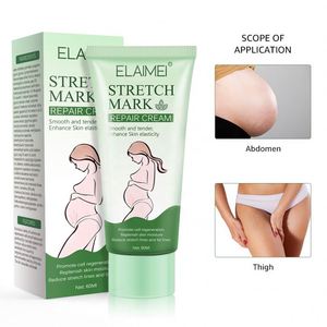 Crème réparatrice et réductrice des <span class=keywords><strong>vergetures</strong></span> post-partum ELAIMEI, lotion corporelle biologique, améliore l'élasticité de la peau, réduit les lignes d'obésité - Product Image 2