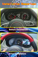 Nouvel écran LCD d'affichage de vitesse, panneau d'instrumentation adapté aux modèles AUDI Q3 2012-2018, avec grand écran HD de 12,3 pouces