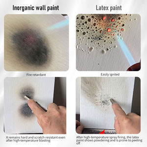 Commercio all'ingrosso forniture di classe-un ignifugo Anti-muffa minerale inorganico <span class=keywords><strong>pittura</strong></span> murale interna per soggiorno - Product Image 5