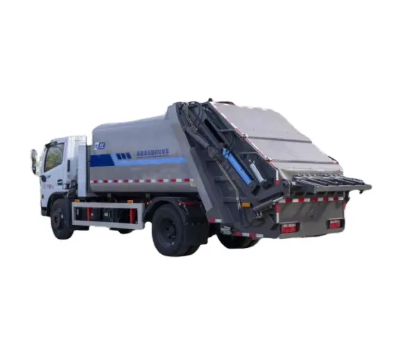 Từ chối xe tải thu gom rác thải trong Xe tải rác máy nén Hybrid với 3970mm