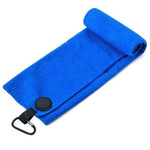 Serviette de golf magnétique personnalisée avec impression brodée, serviette en microfibre super absorbante, serviette de golf gaufrée avec logo personnalisé - Product Image 5
