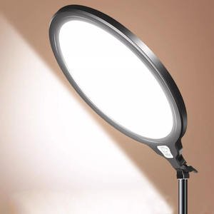 Panneau Lumineux Photo 14 Pouces Bi-Couleur LED, Anneau Lumineux pour Vidéo, Lampe de Prise de Vue pour <span class=keywords><strong>Studio</strong></span> Photo, Éclairage d'Appoint pour Streaming en Direct et Maquillage - Product Image 1