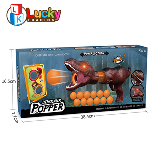 Pistola ad aria compressa per ragazzi con proiettili in schiuma EVA, 2 pezzi, con bersaglio da tiro in piedi - Product Image 3