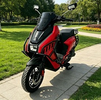 Moto électrique haute vitesse 60-70 km/h, moteur arrière sans balais en cuivre pur, autonomie 50-60 km, pneu sous vide 90/90-12, cyclomoteur électrique pour adulte