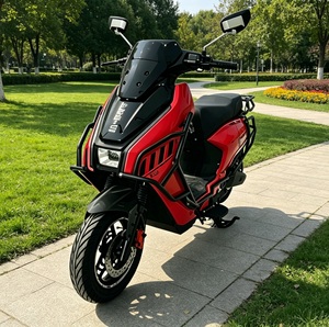 Motocicletta Elettrica ad Alta Velocità 60-70km/h, Motore Posteriore Brushless in Rame Puro, Autonomia 50-60km, Pneumatico Sottovuoto <span class=keywords><strong>90</strong></span>/<span class=keywords><strong>90</strong></span>-12, E-Moped per Adulti - Product Image 2