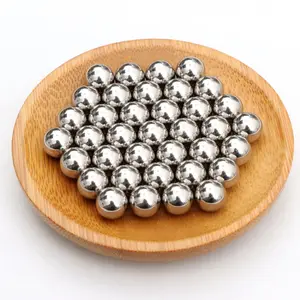 Su misura di alta precisione 2mm 3mm 3.175mm 304 solido 316 420 6.33mm cuscinetto sfera sus440c sfera in acciaio inox