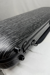 Étui pour instrument de musique de haute qualité, neuf, portable, noir, en fibre de verre, pour violon Sinomusik, de haute qualité, en fibre colorée vieillie - Product Image 4