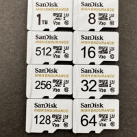 Kartu TF Kecepatan Tinggi untuk SanDisk 32GB 64GB 128GB 256GB Daya Tahan Tinggi Kartu TF SD C10 U3 V30 4K Kartu Memori Dengan Adaptor SD