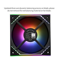 Thermalright TL-M12R-S ARGB Cooling Gaming CPU Case Fan 4pin PWM Silent 120mm Computer Cooler Fan 23.2dBA