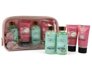 Label <span class=keywords><strong>privé</strong></span> bain de voyage kit <span class=keywords><strong>spa</strong></span> pour la fête des mères femmes coffret cadeau de soins de la peau nocturne pour le corps - Product Image 3