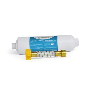 Xe RV cắm trại Hệ thống lọc nước giảm hương vị xấu Clo trầm tích PP hoạt động Carbon KDF 55 phương tiện truyền thông ngoài trời hộp màu trắng - Product Image 4