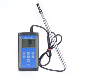 Anémomètre à ailettes SUMMIT-556 pour enregistrement de données, mesure de la vitesse du vent et du débit d'air avec mémoire pour les tests environnementaux - Product Image 3