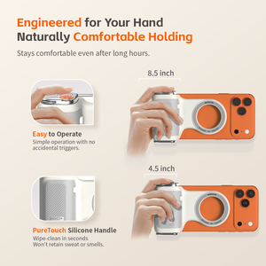Impugnatura per Fotocamera COMITOK con Telecomando, Modalità di Scatto Telefonico, Impugnatura Magnetica per Fotocamera Smartphone per iPhone, Prezzo all'Ingrosso - Product Image 3