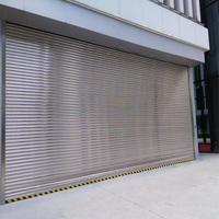 Porte à enroulement en acier inoxydable anti-corrosion robuste pour la sécurité des entrepôts et des usines industrielles