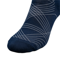 Chaussettes habillées unies pour homme, respirantes, en coton doux, avec bordure élastique festonnée, idéales pour le bureau