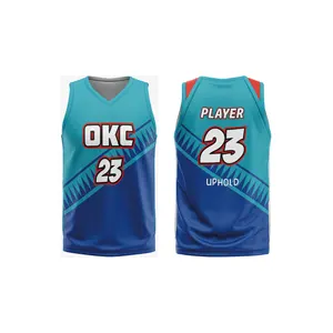 Customized Printed Design Stitched Jersey Basketball Jersey Sublimated Basketball Jersey