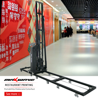 Vente chaude Mur Peintre Robot Automatique Panneau Mural 3d Vertical Mural Imprimante Machine D'impression Pour Les Murs