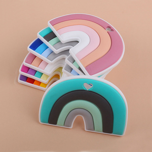 Đồ Chơi Gặm Mọc Răng Mềm Hình Cầu Vồng Silicone An Toàn Cho Bé Cấp Thực Phẩm - Product Image 2