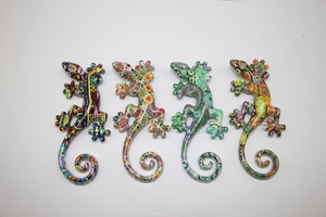 3D decorativo <span class=keywords><strong>Barcelona</strong></span> España recuerdo Gecko estatua <span class=keywords><strong>mosaico</strong></span> lagarto resina figuras lagarto figura recuerdo turístico - Product Image 4