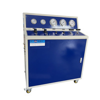 Machine de remplissage automatique de cylindres d'extincteurs pneumatiques FM200 Novec N2 à haute pression