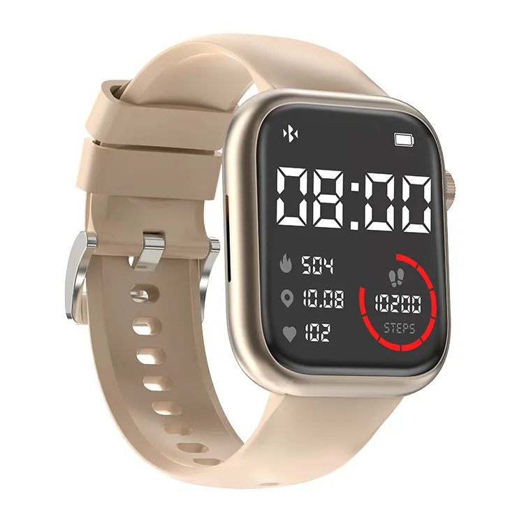 2024 Full Touch Screen Smart Watch Lage Prijs G104 Reloj Inteligente Hartslag Slaap Monitoring Smartwatch Voor Android Ios