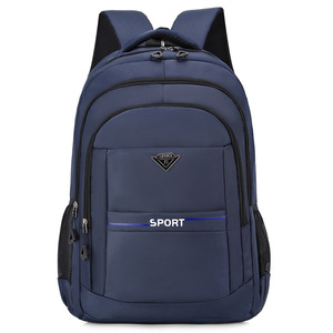 Men's <b>Backpack</b> Large Capacity Multi Compartment Sport Travel Business Laptop Bag Black Blue Purple Gray - Product Image 5