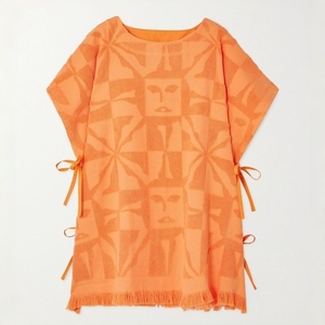 공장가 면 테리 폰초 타월 스트랩 연결형 수영복 비치 커버업 드레싱 (서핑, 수영, 해변 활동용) - Product Image 1