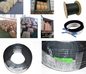 Fabriklieferung Niedrigster Preis Outdoor <span class=keywords><strong>FTTH</strong></span> Drop-Kabel 2-Kern <span class=keywords><strong>FTTH</strong></span> Glasfaserkabel mit LSZH-Mantel - Product Image 4