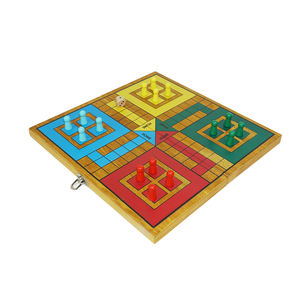 Vente en gros d'ensemble de jeux de société de haute qualité pièces d'échecs en plastique coloré jeux d'échecs volants en bois jeux de société pour adultes - Product Image 4