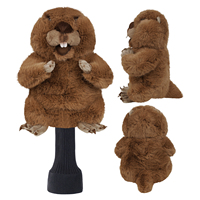 Accessoires de Golf de haute qualité en peluche poupée cygne noir Animal Golf tête couverture moelleux pilote couverture Golf couvre-chef