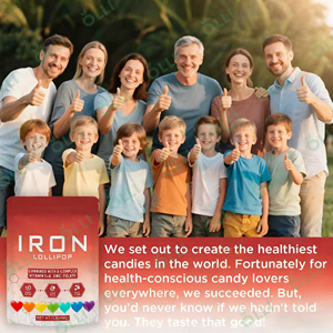 Suplemento <span class=keywords><strong>de</strong></span> piruletas ricas en <span class=keywords><strong>hierro</strong></span> OLLI OEM <span class=keywords><strong>para</strong></span> la belleza y el apoyo inmunológico en <span class=keywords><strong>adultos</strong></span> - Impulso <span class=keywords><strong>de</strong></span> energía saludable - Product Image 3