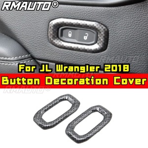 Button Decoration <b>Cover</b> Door <b>Window</b> Up Button Door Switch For JL Wrangler 2018 Body Kit Car Accessories - Product Image 2