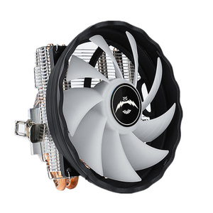 QiuzAim LGA 1151 <span class=keywords><strong>CPU</strong></span> disipador de calor 1150 placa base 4 tubo de calor de cobre 123mm AM5 solución de refrigeración para AM3 AM4 PC de escritorio 1156 - Product Image 4