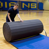 Tapis de gymnastique XPE pliable OEM pour la danse, la lutte rythmique, la compétition à domicile, le cheerleading et le sport