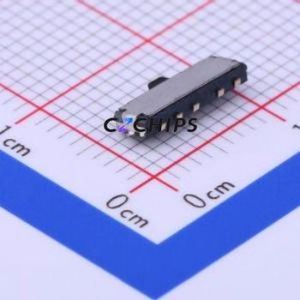 SLM-13-755-T50 Slide Switch SMD Switch Single Pole Three Throw Rectangle Pin Header J-Lead 9mm - Product Image 1