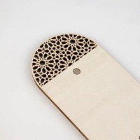 Décoration de table islamique pour le Ramadan et l'Aïd, cadeau en contreplaqué, acrylique, MDF, bois coloré, décoration de la maison avec suivi du Ramadan